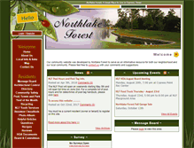 Tablet Screenshot of northlakeforesthoa.com